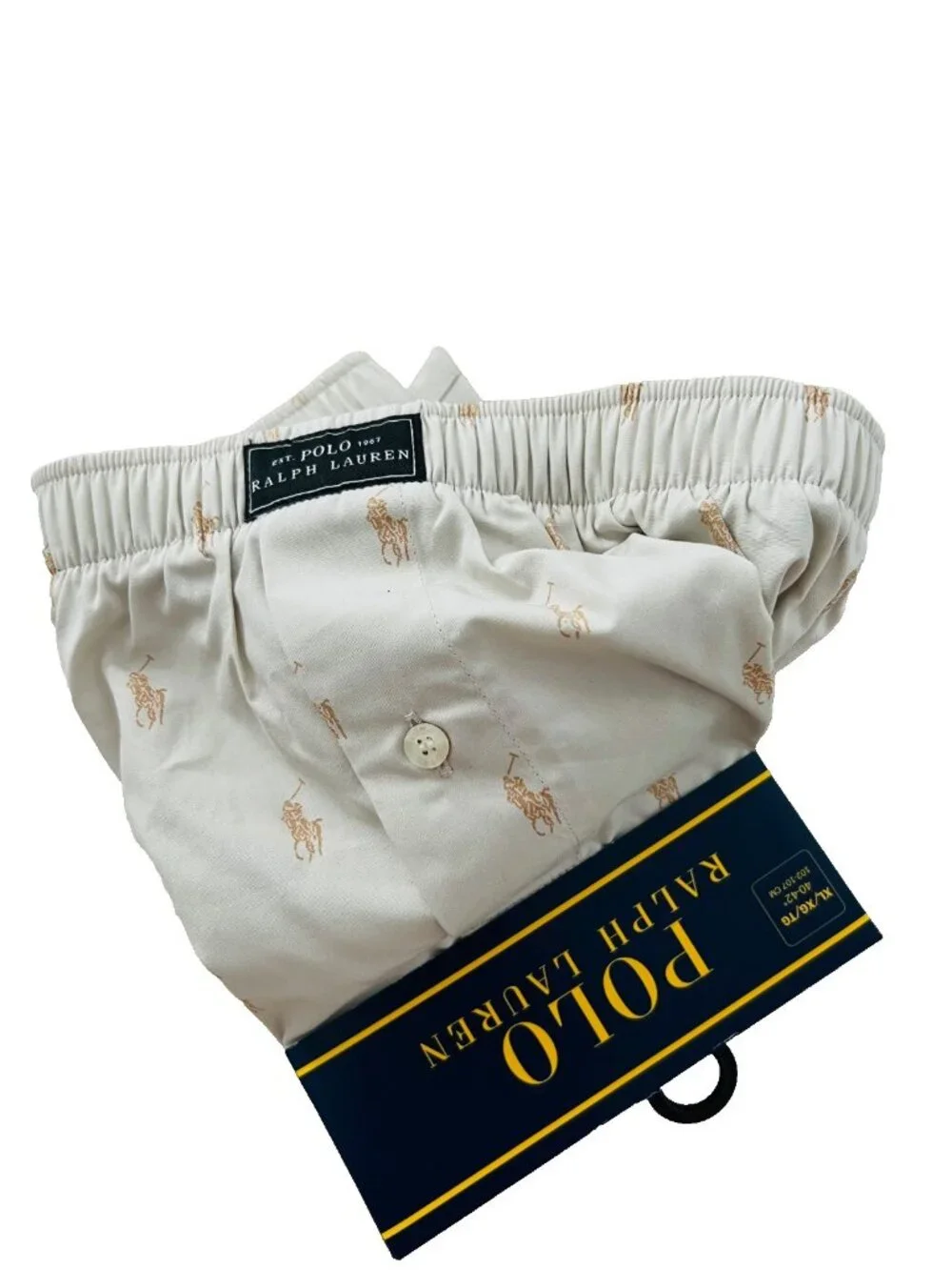 Polo Ralph Lauren Woven Boxers Bleach Stone ( XL )